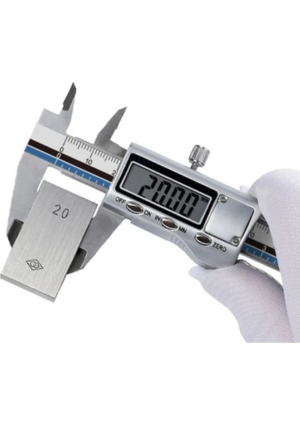 Model JS1905 4/6-Inç 100/150MM Büyük Ekran Dijital Kumpaslar Paslanmaz Çelik Elektronik Sürmeli Kumpas Metal Mikrometre Ölçme Aletleri (Yurt Dışından)