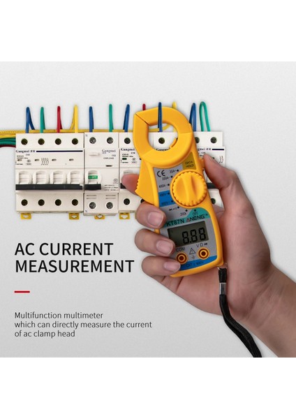 Sarı Aneng KT87N Mini Dijital Pens Metre 400A Amp Multimetre Büyük Renkli Ekran Gerilim Test Cihazı Multimetre Kapasite Megger Test Cihazı (Yurt Dışından) fırsatları