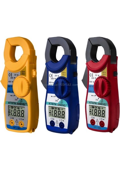 Mavi Gerilim Ölçer Ampermetre Gerilim Direnç Akım Voltmetre Dijital LCD Multimetre (Yurt Dışından) fiyatları