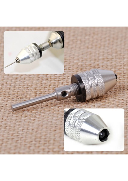 Mini 0.3-4mm Anahtarsız Matkap Ucu Chuck Adaptörü Tornavida Dönüştürücü Fit Döner Takım Taşlama Makinesi Dişçi Matkap (Yurt Dışından)