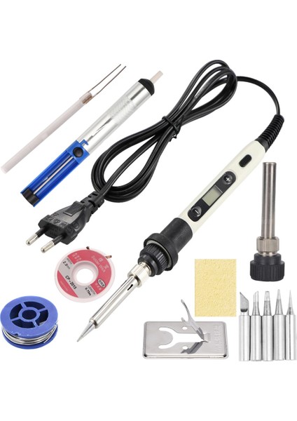 Siyah Set-2 220V Ab Tak 80W Ayarlanabilir Sıcaklık Elektrikli Havya Anahtarlı Dijital Ekran Tamir Lehimleme Istasyonu Kaynak Elektrikli Aletler (Yurt Dışından) indirimleri