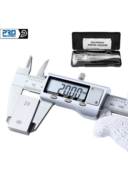 Caliper-Set1 Sürmeli Kumpas 0-150MM Paslanmaz Çelik/plastik LCD Dijital Kumpas 6 Inç Enstrüman Derinliği Ölçme Aletleri Prostormer (Yurt Dışından) fiyatları