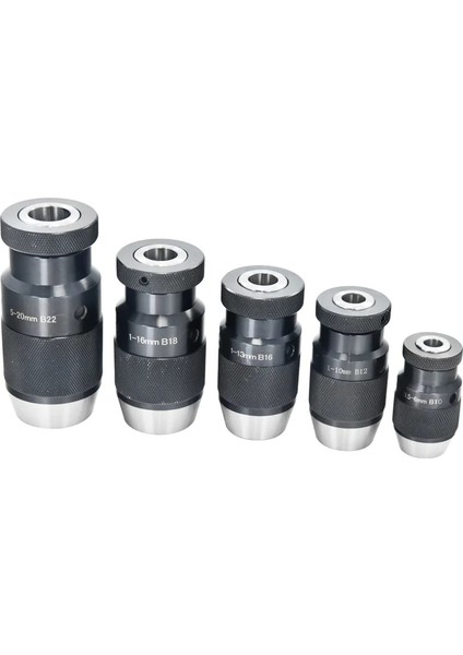 B16 (1-16MM) B10 B12 B16 B18 B22 Chuck Collet Kendini Sıkma Anahtarsız Matkap Chuck Delme Makinesi Için Konik Matkap Chuck Güç (Yurt Dışından) fiyatları