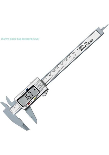 Gümüş Elektronik Dijital Kumpas Karbon Fiber Kadran Sürmeli Kumpas Ölçer Mikrometre Ölçme Aracı Dijital Cetvel Sürmeli Kumpas (Yurt Dışından)