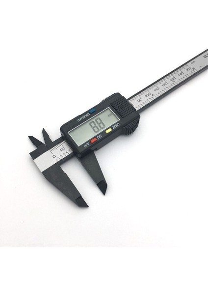 Kıtı A Prostormer Sürmeli Kumpas 0-150MM Ölçme Aracı 6 Inç LCD Dijital Elektronik Karbon Fiber Sürmeli Kumpas Ölçer Mikrometre (Yurt Dışından)