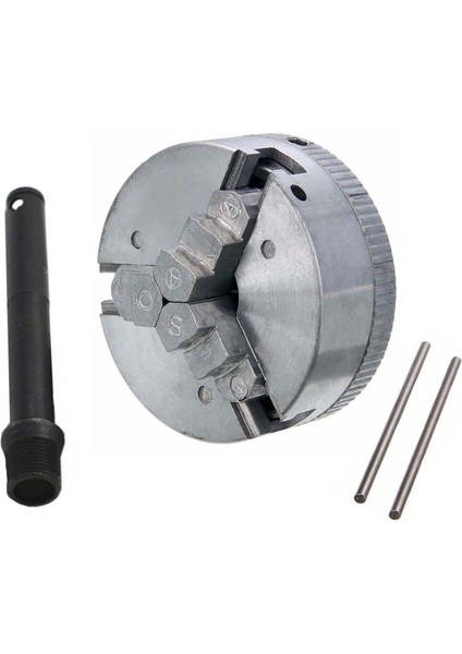3 Çeneli Ayna Çubuk Z011 Mini Matkap Aynası Çinko Alaşımı Manuel Kendinden Merkezleme Metal 3 Çeneli Torna Aynası Kelepçesi ile 2 Ayna Anahtarı Cnc Torna Tezgahı Için (Yurt Dışından)