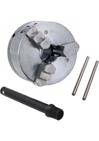 3 Çeneli Ayna Çubuk Z011 Mini Matkap Aynası Çinko Alaşımı Manuel Kendinden Merkezleme Metal 3 Çeneli Torna Aynası Kelepçesi ile 2 Ayna Anahtarı Cnc Torna Tezgahı Için (Yurt Dışından)