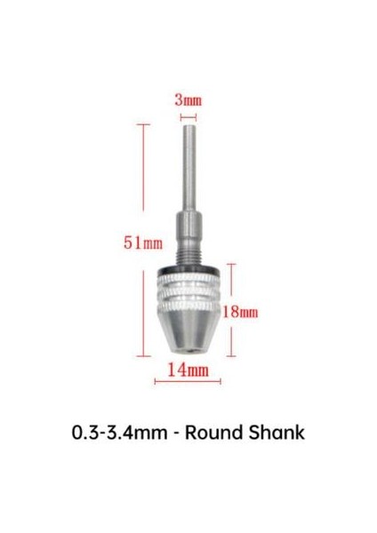 Yuvarlak Şaft 3mm Matkap Chuck Fikstürü Hex Shank Değişim Dönüştürücü Anahtarsız Tornavida Mil Kelepçesi Sabitleme Cihazı Motor Uçları Adaptörü Için Mikro Tutucu (Yurt Dışından)