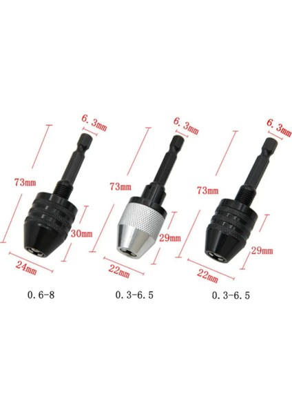 Yuvarlak Şaft 3mm Matkap Chuck Fikstürü Hex Shank Değişim Dönüştürücü Anahtarsız Tornavida Mil Kelepçesi Sabitleme Cihazı Motor Uçları Adaptörü Için Mikro Tutucu (Yurt Dışından)