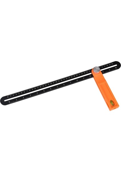 Uzun 40 cm Ahşap Işaretleme Ölçer Iletki Ağaç Işleme Kayar Açı Ölçüm Göstergeleri Kabarcık Kolu ile T-Bevel Seviye Ölçme Araçları (Yurt Dışından)