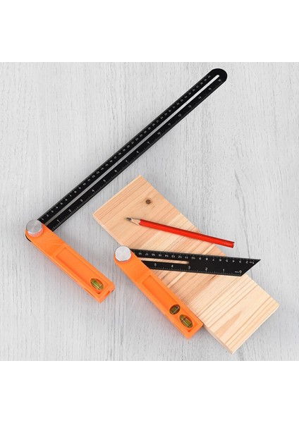 Uzun 40 cm Ahşap Işaretleme Ölçer Iletki Ağaç Işleme Kayar Açı Ölçüm Göstergeleri Kabarcık Kolu ile T-Bevel Seviye Ölçme Araçları (Yurt Dışından) fiyatları
