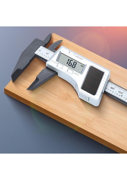 0-150MM B2 Dijital Metal 0-150MM Güneş Sürmeli Kumpas LCD Kumpas 6 "enstrüman Derinliği Ölçme Araçları Elektronik Mikrometre Pakometre (Yurt Dışından) fiyatları