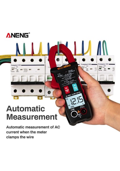 Siyah Aneng ST205 Dijital Multimetre Pens Metre Otomatik Aralığı Akıllı Ampermetre Voltmetre Hz Kapasite Ohm Ncv Sıcaklık Test Cihazı ile (Yurt Dışından) indirimleri