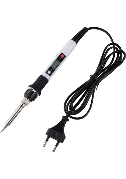 Siyah 905-2 220V Ab Tak Elektrikli Havya Lehimleme Için 220V Ayarlanabilir Sıcaklık LCD Kaynak Ekipmanları Tamir Araçları Lehimleme Ipuçları Rework (Yurt Dışından)