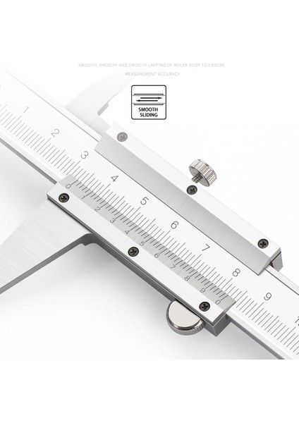 Gümüş 1 Adet Ölçme Aracı Paslanmaz Çelik Kumpas 6 "150MM Messschieber Paquimetro Ölçüm Cihazı Sürmeli Kumpaslar (Yurt Dışından) fırsatları