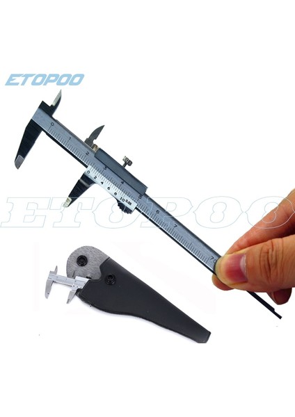 0-150MM 4 Inç Mini Sürmeli Kumpas 70MM Paslanmaz Çelik Sertleştirilmiş Metrik Makinist Sürmeli Kumpas Kalınlık Ölçer 0-70MM 100MM 150MM (Yurt Dışından) indirimleri