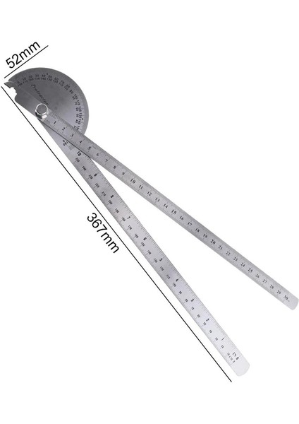 150MM 150 mm 200MM 250MM Açı Ölçeği Yuvarlak Kafa Döner Iletki Aracı 180 Derece Paslanmaz Çelik Ayarlanabilir Çift Kol (Yurt Dışından) fiyatları