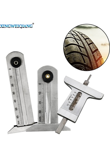 0-60MM Lastik Desen Sürmeli Oluk Derinlik Ölçer 30MM 50MM 60MM Paslanmaz Çelik Ölçüm Aracı Lastik Desen Güvenlik Cetveli (Yurt Dışından) fiyatları