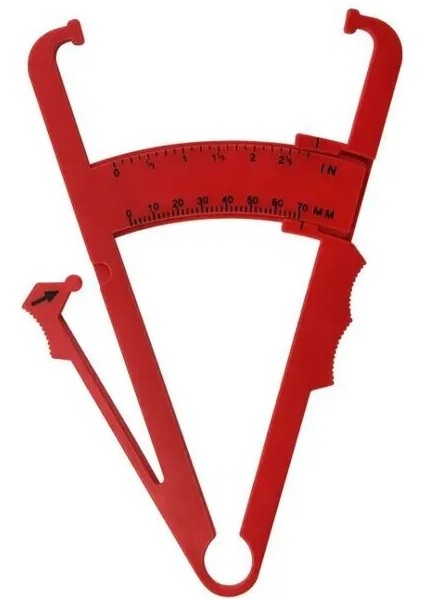 Kırmızı Kişisel Vücut Yağ Kaliper Cilt Analiz Cihazı Ölçü Tabloları Spor Ince Sağlık Tutmak Test Cihazı Vücut Yağ Monitörü Sebum Ölçer Klasörü (Yurt Dışından)