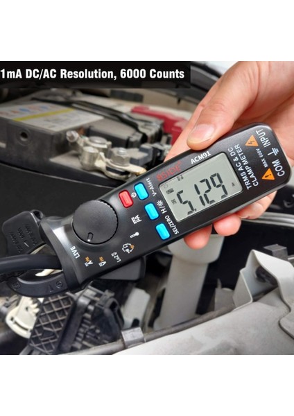 ACM81-BLACK Dijital Pens Metre T-Rms 1ma Yüksek Hassasiyetli Dc Ac Ampermetre Multimetre Araba Tamir Akım Volt Sıcaklık Kondansatör Ohm Hz Test Cihazı (Yurt Dışından) indirimleri