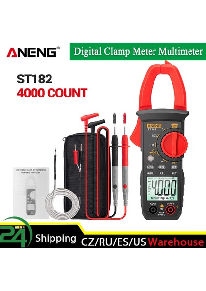 ST182 Pro Aneng ST182 Pro Dijital Pens Metre Ac Akım Multimetre Dc/ac Gerilim Ampermetre Gerilim Test Cihazı Amp Hz Kapasite Ncv Ohm Testi (Yurt Dışından) fiyatları