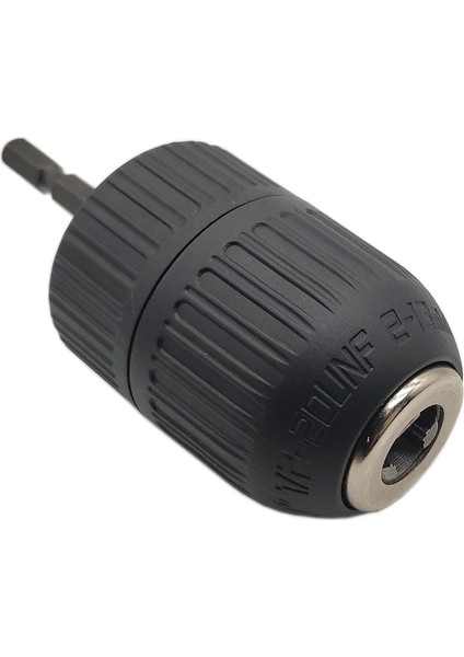 Mandren ve Adaptör 2-13MM Hassas Anahtarsız Matkap Chuck Adaptörü 1/2"-20UNF Konu Hızlı Değişim Anahtarı Adaptörü Sds-Plus Darbeli Anahtar Için 1/4" Altıgen (Yurt Dışından)