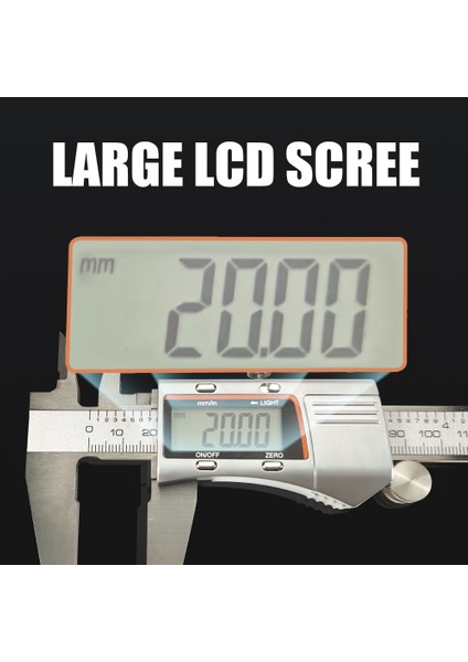 0-150MM Arka Işık 150MM/200MM Dijital Sürmeli Kaliperler Paslanmaz Çelik Metal Kumpas Elektronik Mikrometre Cetvel Derinlik Ölçme Ölçer Enstrüman (Yurt Dışından) fiyatları