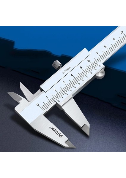 150MM 0.02MM Paslanmaz Çelik Sürmeli Kumpas 0-150-200MM Endüstriyel Sınıf Yüksek Hassasiyetli Sürmeli Kumpas Ölçme Aracı (Yurt Dışından)