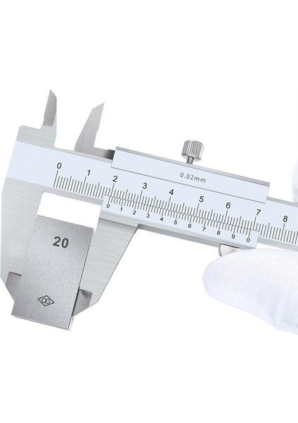 150MM 0.02MM Paslanmaz Çelik Sürmeli Kumpas 0-150-200MM Endüstriyel Sınıf Yüksek Hassasiyetli Sürmeli Kumpas Ölçme Aracı (Yurt Dışından)