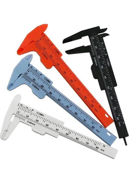 Kırmızı 0-80MM 1 Adet 0-80MM Sürmeli Kumpaslar Mini Plastik Sürgülü Sürmeli Kumpas Ölçer Ölçü Aracı Mikrometre Cetvel Ölçme Ağaç Işleme Araçları (Yurt Dışından) modelleri