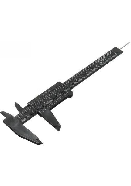 Siyah 4 Renk Sürmeli Kumpas Cetvel Abs 150 mm Cetvel Ultra Kumpas Kuyumcular Için Hassas Temel Aracı (Yurt Dışından)
