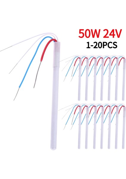 5 Adet 50W 24V Isıtma Elemanı 1322 Havya Seramik Isıtıcı Çekirdek 4 Telli Adaptör Isıtma Aracı Havya Istasyonu Için 936 937 (Yurt Dışından)