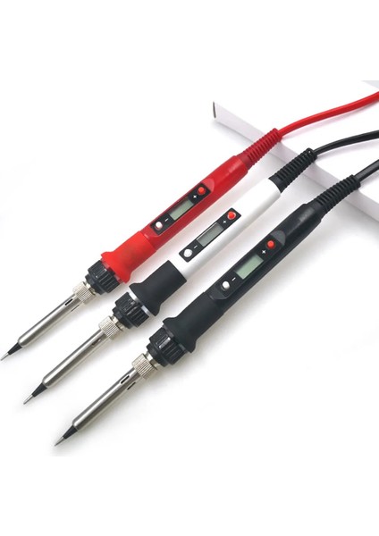 Siyah 80W-US-110V, Abd 80W Dijital Ekran Ayarlanabilir Sıcaklık Sabit Sıcaklık Elektrikli Havya Seti Elektrikli Demir Kaynak Kalemi (Yurt Dışından) modelleri