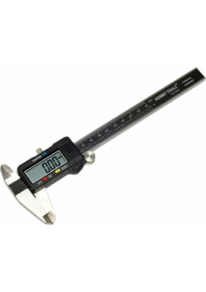 Siyah 150MM Paslanmaz Çelik Dijital Kumpas Büyük LCD Ekran Pürüzsüz Kayma Dayanıklı Elektronik Ölçme Aracı Mikrometre Ölçer (Yurt Dışından)