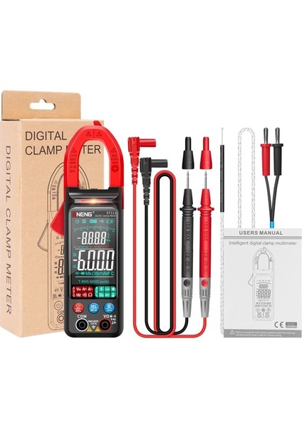 Kırmızı 652F, Çift Aralıklı Otomatik/manuel Ac ile Akıllı Pens Metre Için/diyot Sıcaklık Direnci Kapasitanlı Gerilim Amp Metre Için (Yurt Dışından) modelleri