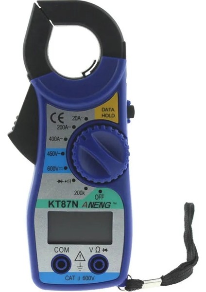 KT87N Sarı KT87N Dijital Multimetre Amper Pens Metre Akım Kelepçesi Kerpeten Ac/dc Akım Gerilim Test Cihazı Frekans Sayacı Güç Ölçer Testi (Yurt Dışından) fiyatları