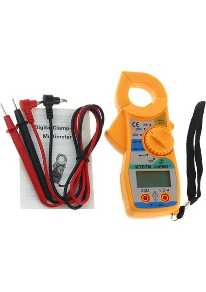 KT87N Sarı KT87N Dijital Multimetre Amper Pens Metre Akım Kelepçesi Kerpeten Ac/dc Akım Gerilim Test Cihazı Frekans Sayacı Güç Ölçer Testi (Yurt Dışından) indirimleri