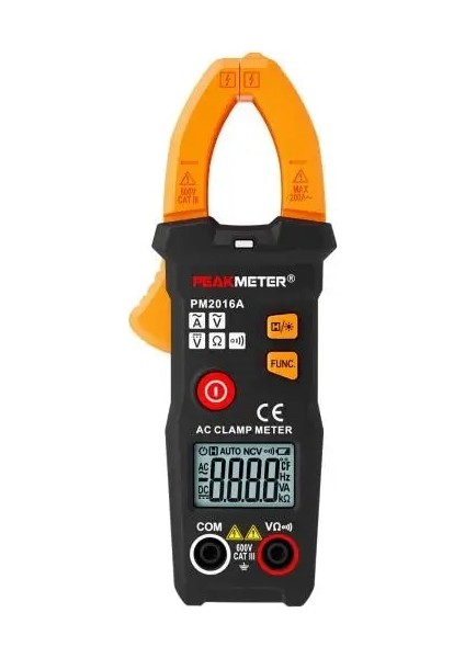 PM2016A Peakmeter PM2016S PM2016A Akıllı Mini Dijital Pens Metre Ac Akım Pensesi Ampermetre Frekans Ncv Test Cihazı Amperimetrik Kelepçe (Yurt Dışından)