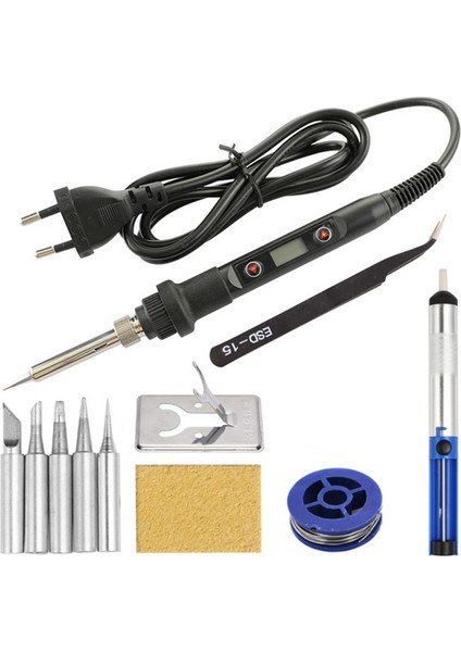Stil 8 110V Abd Plug LCD Dijital Havya Kitleri 80W 220V 110V Sıcaklık Ayarlanabilir Kaynak Araçları Kiti Lehimleme Rework Istasyonu Lehim Araçları (Yurt Dışından) fiyatları