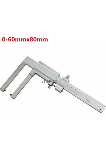 0-60X55MM Paslanmaz Çelik Sürmeli Fren Disk Kaliper 0-60MM Fren Plakası Sürmeli Kaliperler Fren Rotor Ölçer Fren Diskleri Diskler Ölçme (Yurt Dışından)