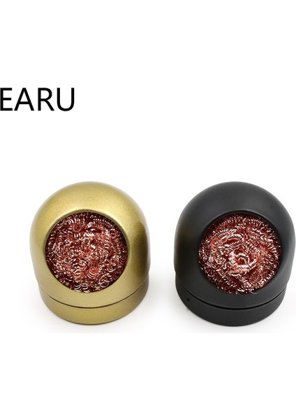 Kırmızı Metal Tel Stand Seti Kaynak Sökme Lehimleme Havya Ucu Cüruf Temizleyici Temizleme Çelik Bilyalı Örgü Filtre Kalay Kaldır (Yurt Dışından)