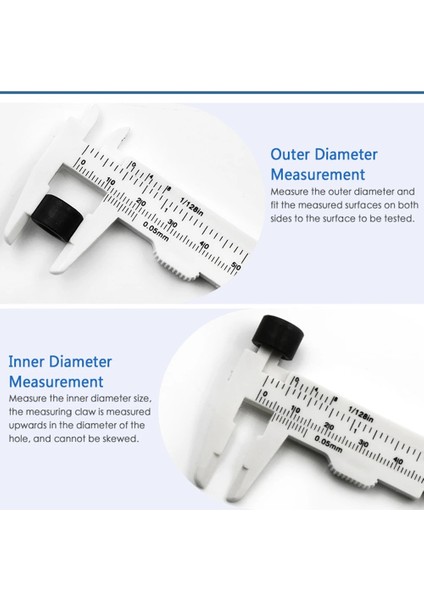 Kırmızı 80MM Mini Plastik Sürgülü Çift Ölçekli Sürmeli Kumpas Ölçer Derinlik Çapı Ağaç Işleme Ölçü Aracı Ölçüm Cetveli Mikrometre (Yurt Dışından) fırsatları