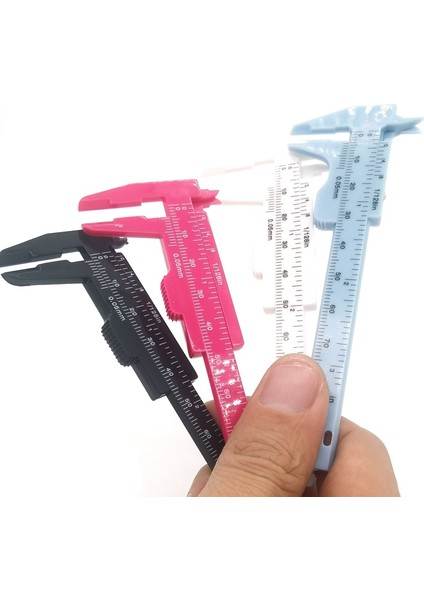 Mavi 80MM Plastik Sürmeli Kaliper Arama Ölçer Mikrometre Ölçme Cetveli Iç Çap Derinlik Ölçme Aracı (Yurt Dışından) fiyatları