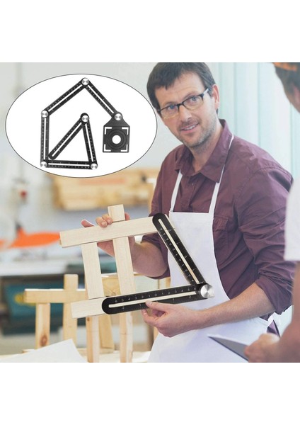 On Iki Katlı Cetvel Ayarlanabilir 12 Taraflı Katlanır Cetvel Çok Açılı Ölçme Cetveli Iletkiler Delikli Kalıp Yer Karosu Delik Bulucu Cam Delgeç (Yurt Dışından) indirimleri