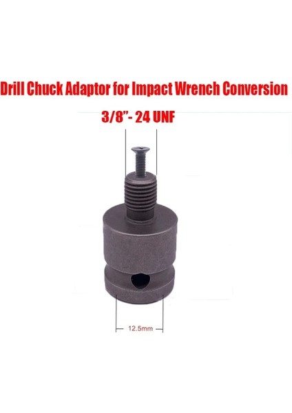 24UNF Ayna Adaptörü Sds Plus Matkap Aynası Adaptörü Darbeli Anahtarı / Darbeli Matkap / Darbeli Tornavida / Tornavidayı Elektrikli Matkap'a Dönüştürün - 1/2"-20UNF (Yurt Dışından)