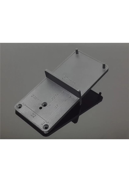 1 Adet Siyah 35MM Dıy Bulucu Doğru Ahşap Montaj Menteşesi Sondaj Jig Kılavuz Kapı Delik Testere Açacağı Gizli Dolap Aksesuarları Aracı (Yurt Dışından)