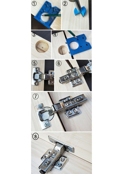 1 Adet Siyah 35MM Dıy Bulucu Doğru Ahşap Montaj Menteşesi Sondaj Jig Kılavuz Kapı Delik Testere Açacağı Gizli Dolap Aksesuarları Aracı (Yurt Dışından) modelleri