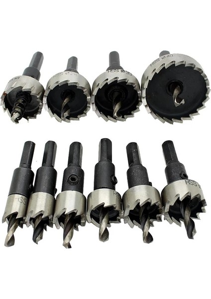Siyah 10 Adet Delik Testere Diş Kiti Hss Çelik Delik Testere Matkap Ucu Seti Kesici Alet Ahşap Metal Ahşap Alaşım 12-40MM (Yurt Dışından) fiyatları