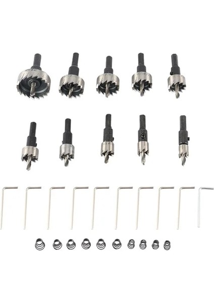 Siyah 10 Adet Delik Testere Diş Kiti Hss Çelik Delik Testere Matkap Ucu Seti Kesici Alet Ahşap Metal Ahşap Alaşım 12-40MM (Yurt Dışından) indirimleri