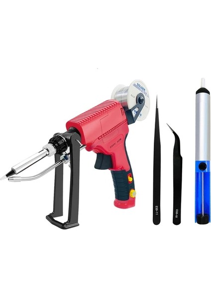 60W Set C Abd 60W Elektrikli Havya Manuel Havya Tabancası Dahili Isıtma Otomatik Kalay Tabancası Lehimleme Kaynak Onarım Araçları Göndermek (Yurt Dışından)